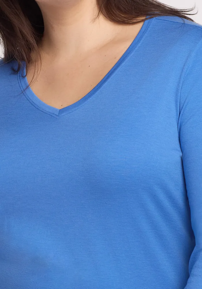 Millie Long Sleeve - Blue Gelato