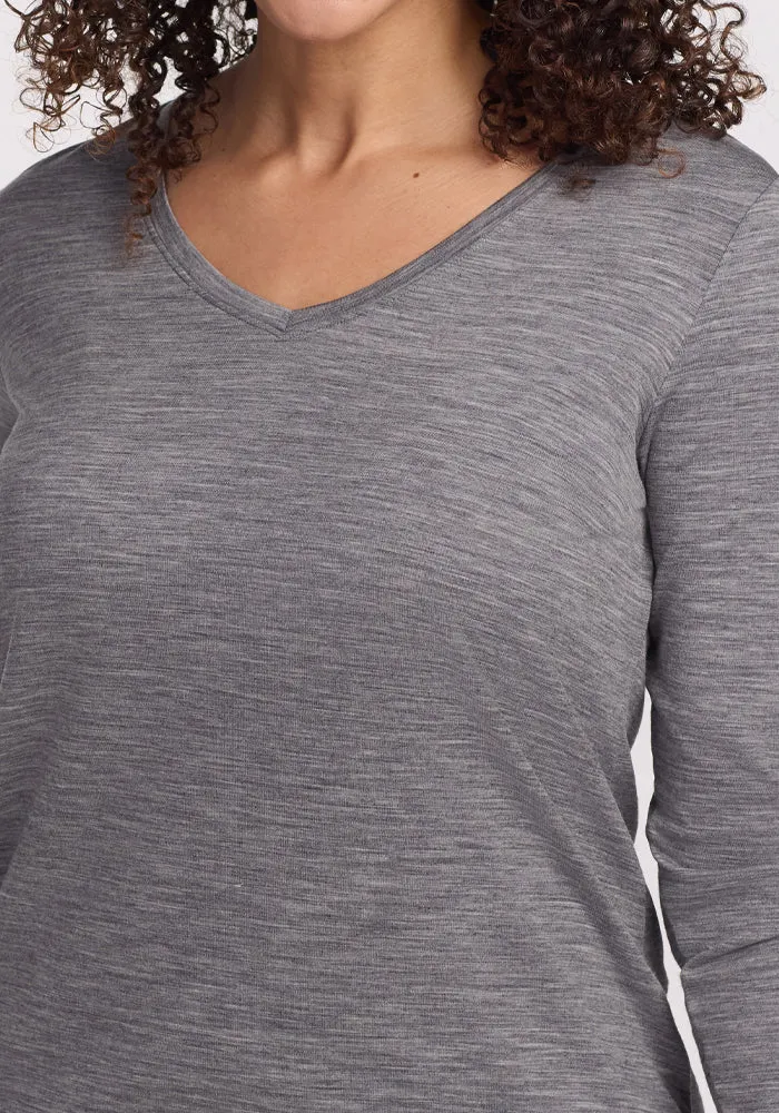 Millie Long Sleeve - Graphite Heather