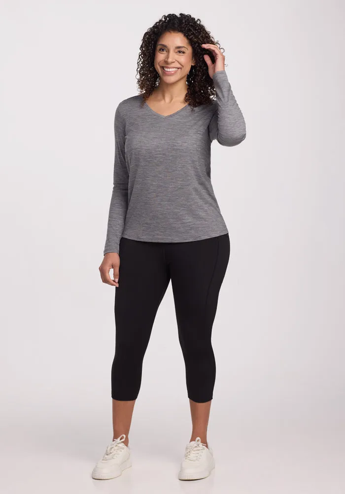 Millie Long Sleeve - Graphite Heather