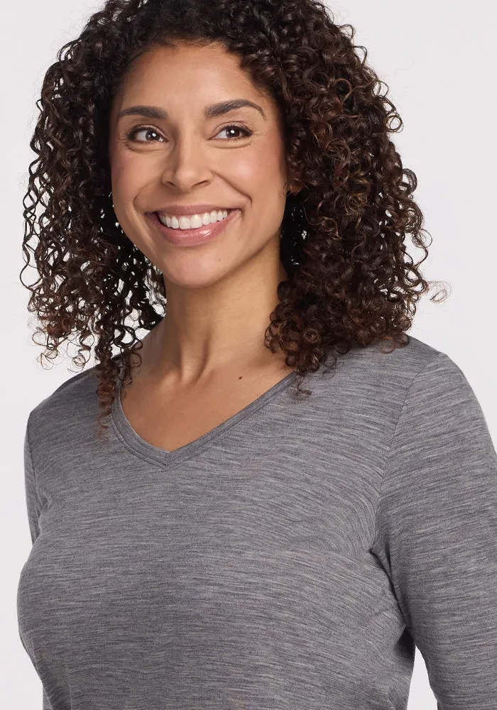Millie Long Sleeve - Graphite Heather