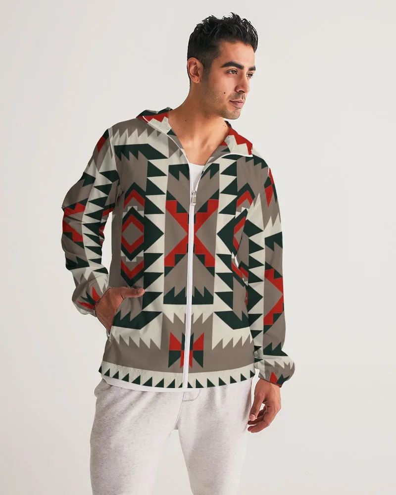 Native North American Navajo Design Men's Windbreaker