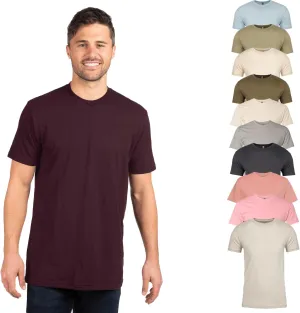 Next Level Apparel Unisex Cotton T-Shirt Short Sleeve Tee, Set of 10, 3XL Multicolor