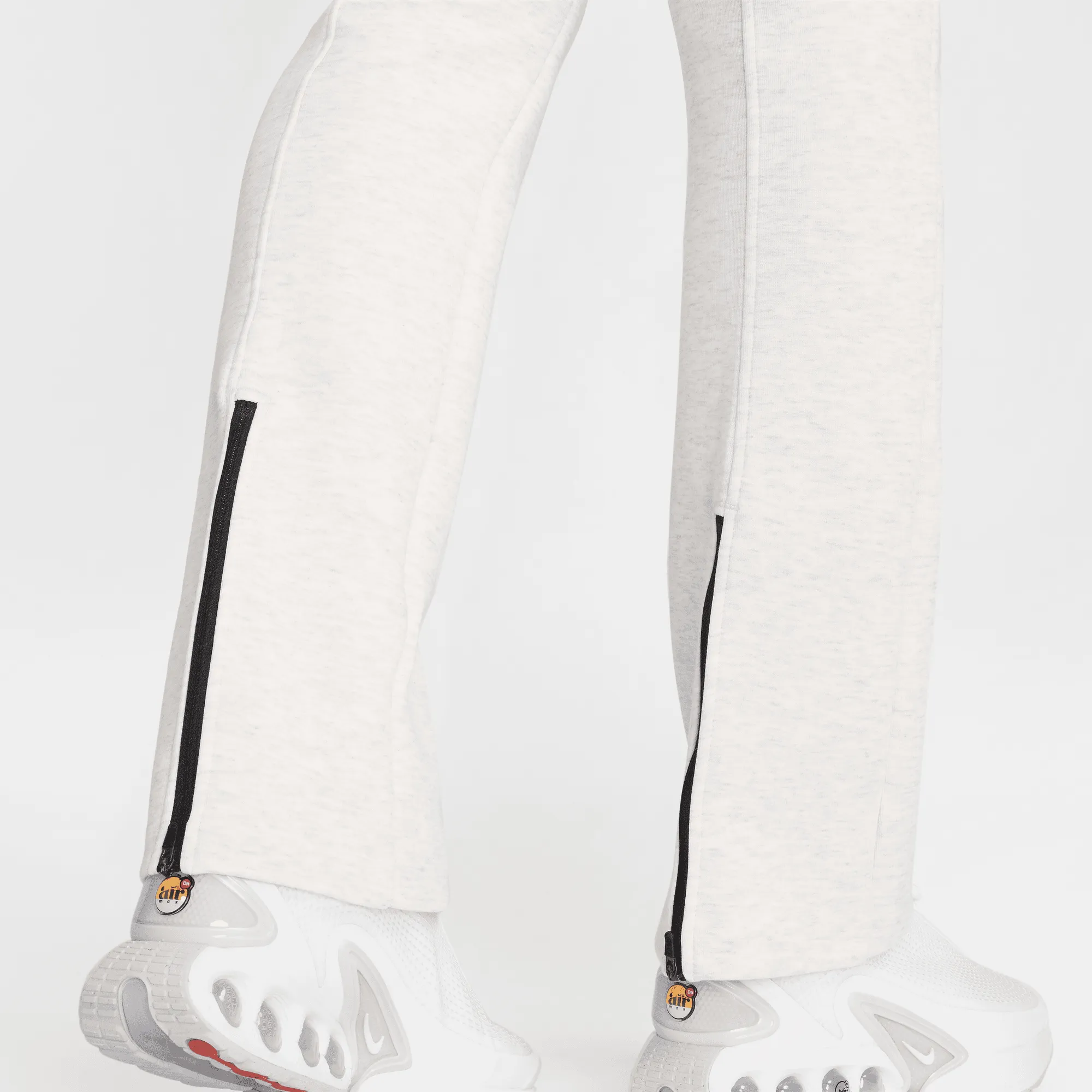 Nike Women's Sportswear Tech Fleece Light Grey High Waisted Slim Pants