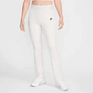 Nike Women's Sportswear Tech Fleece Light Grey High Waisted Slim Pants