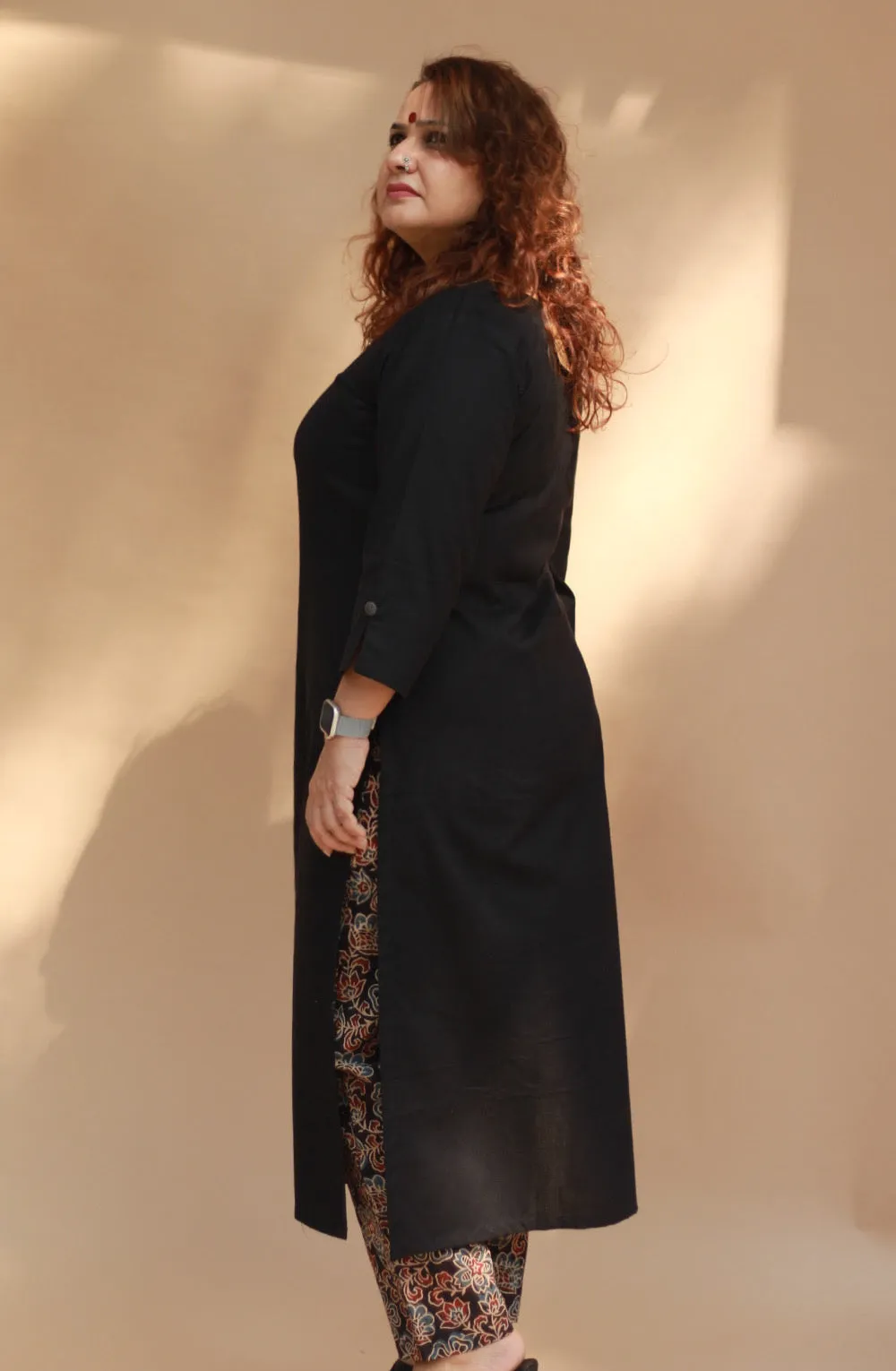 Nitya | Long Kurta | Noir