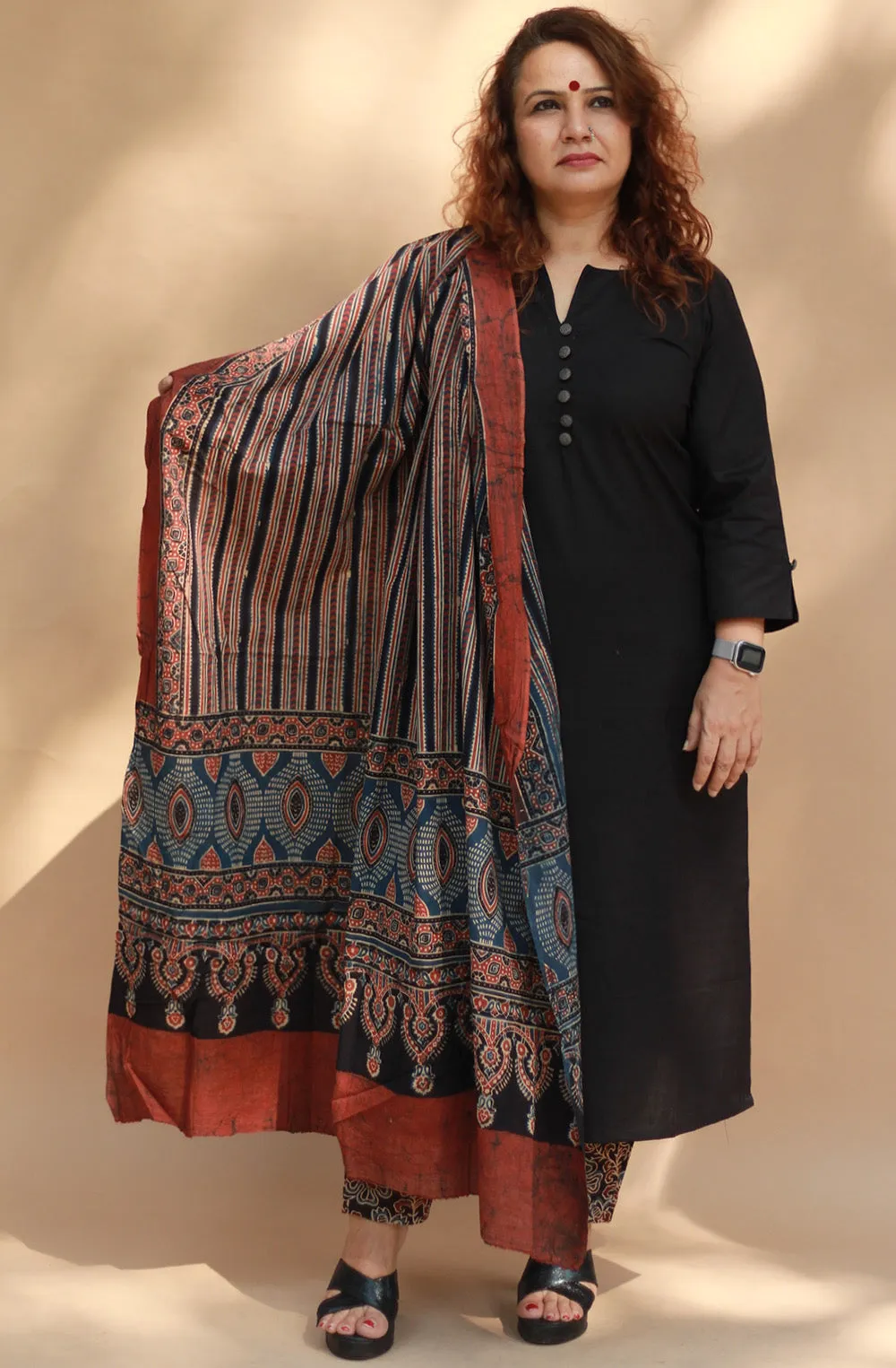 Nitya | Long Kurta | Noir