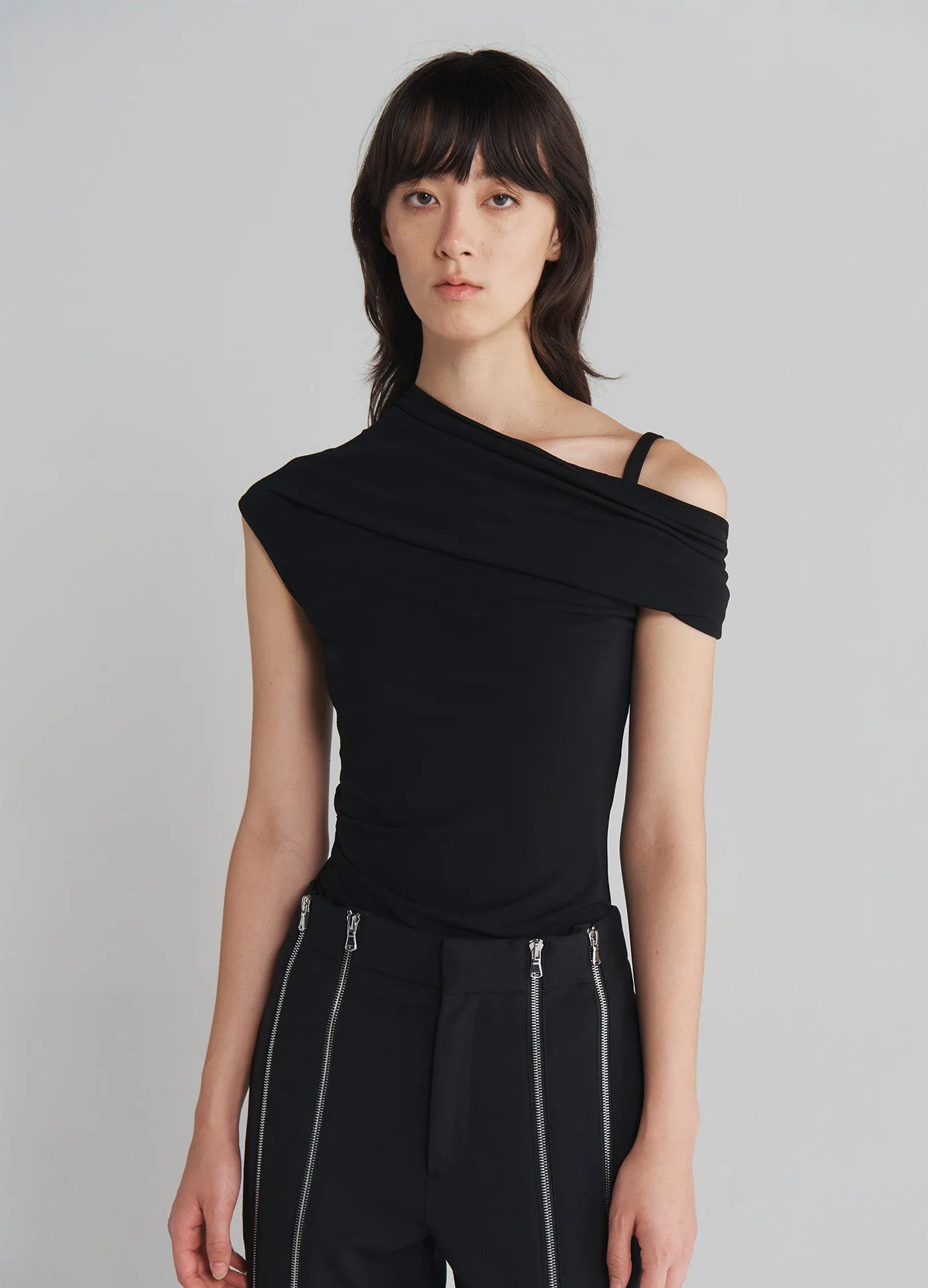 Off Shoulder Jersey Top
