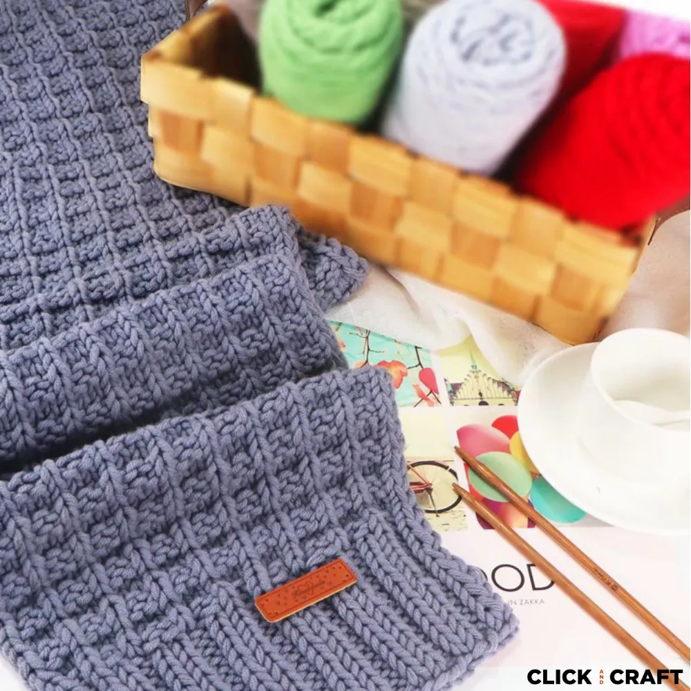 Off-White Knitting Cotton Yarn | 8-ply Light Worsted Double Knitting