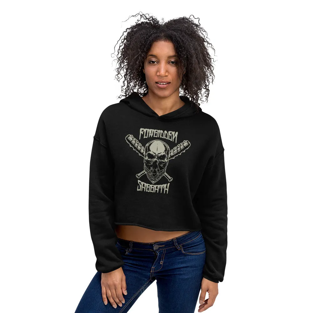Original Gangsyer SKULL-WOMEN'S CROPPED HOODIE
