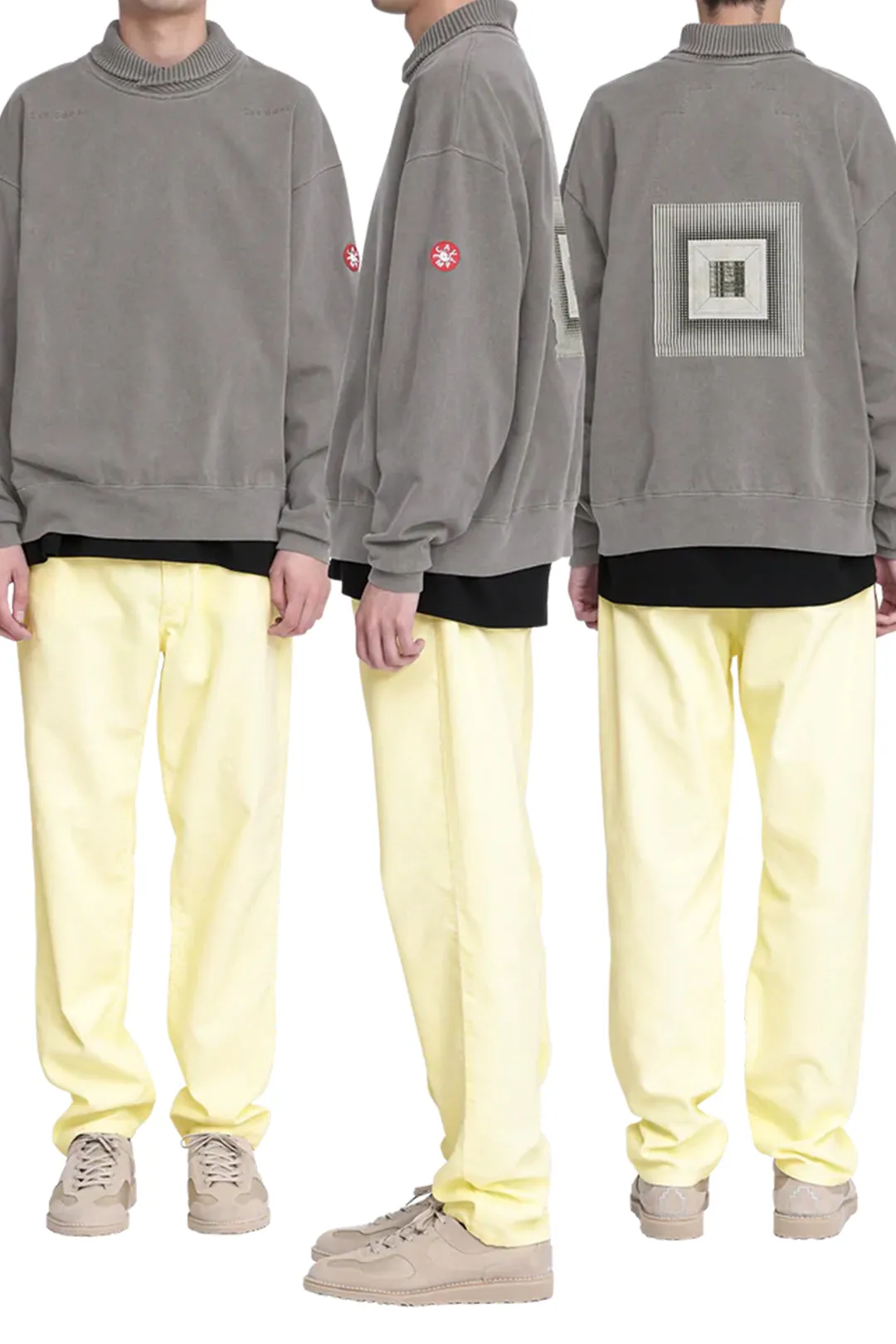 OVERDYE OVERLAP LIGHT CREW NECK