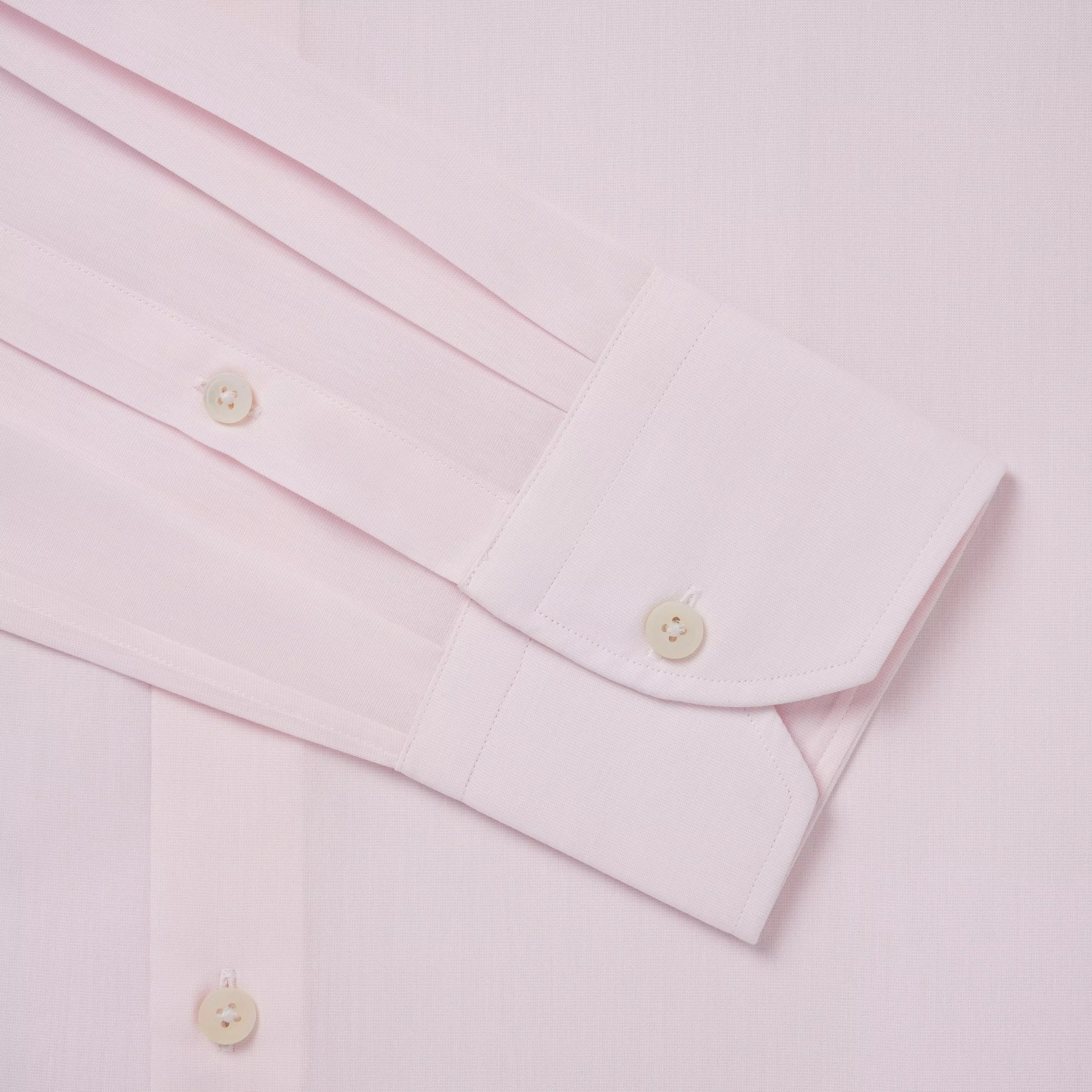Pale Pink Slim Fit Dry 'Pop' Solid Dress Shirt