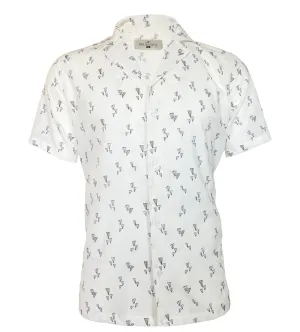 Patterned Linen Bowling Shirt – Casual Elegance | Spiaggia Swimwear