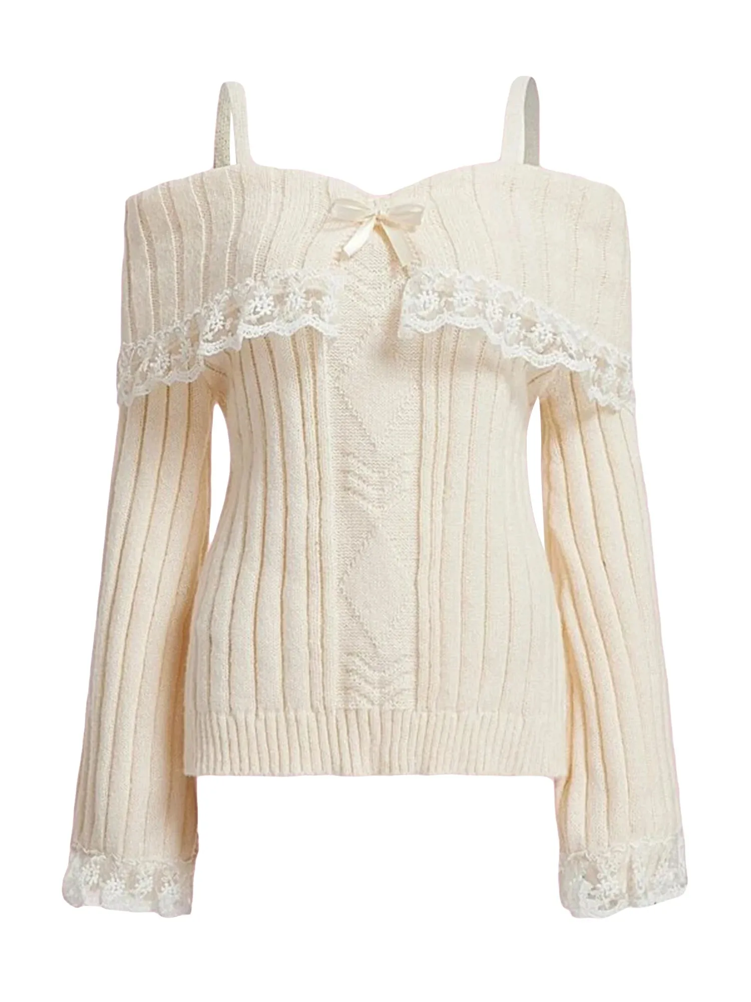 Pink Knit Princess Sweater
