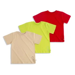 Poppers - Set Of 3 Boy Tees