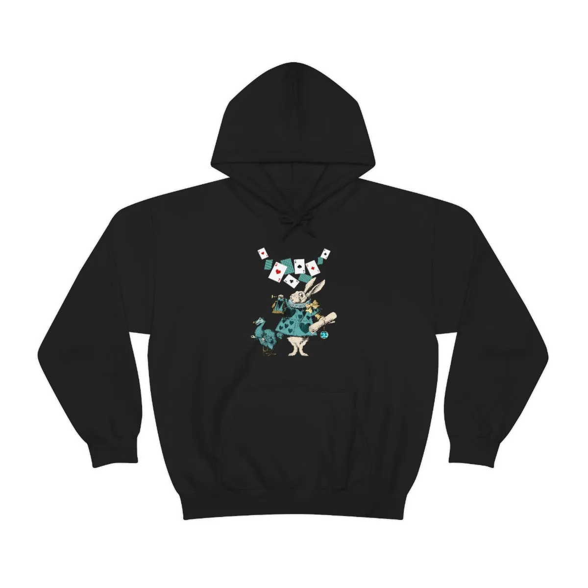 Pullover Hoodies-Alice in Wonderland Gifts 101 Teal Series, Gift Idea
