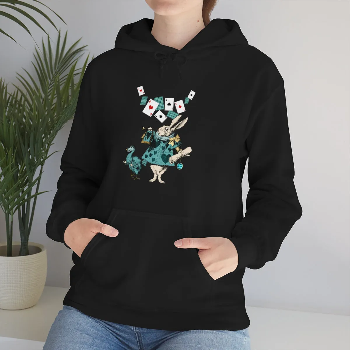 Pullover Hoodies-Alice in Wonderland Gifts 101 Teal Series, Gift Idea