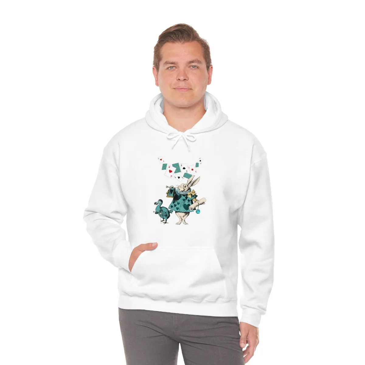Pullover Hoodies-Alice in Wonderland Gifts 101 Teal Series, Gift Idea