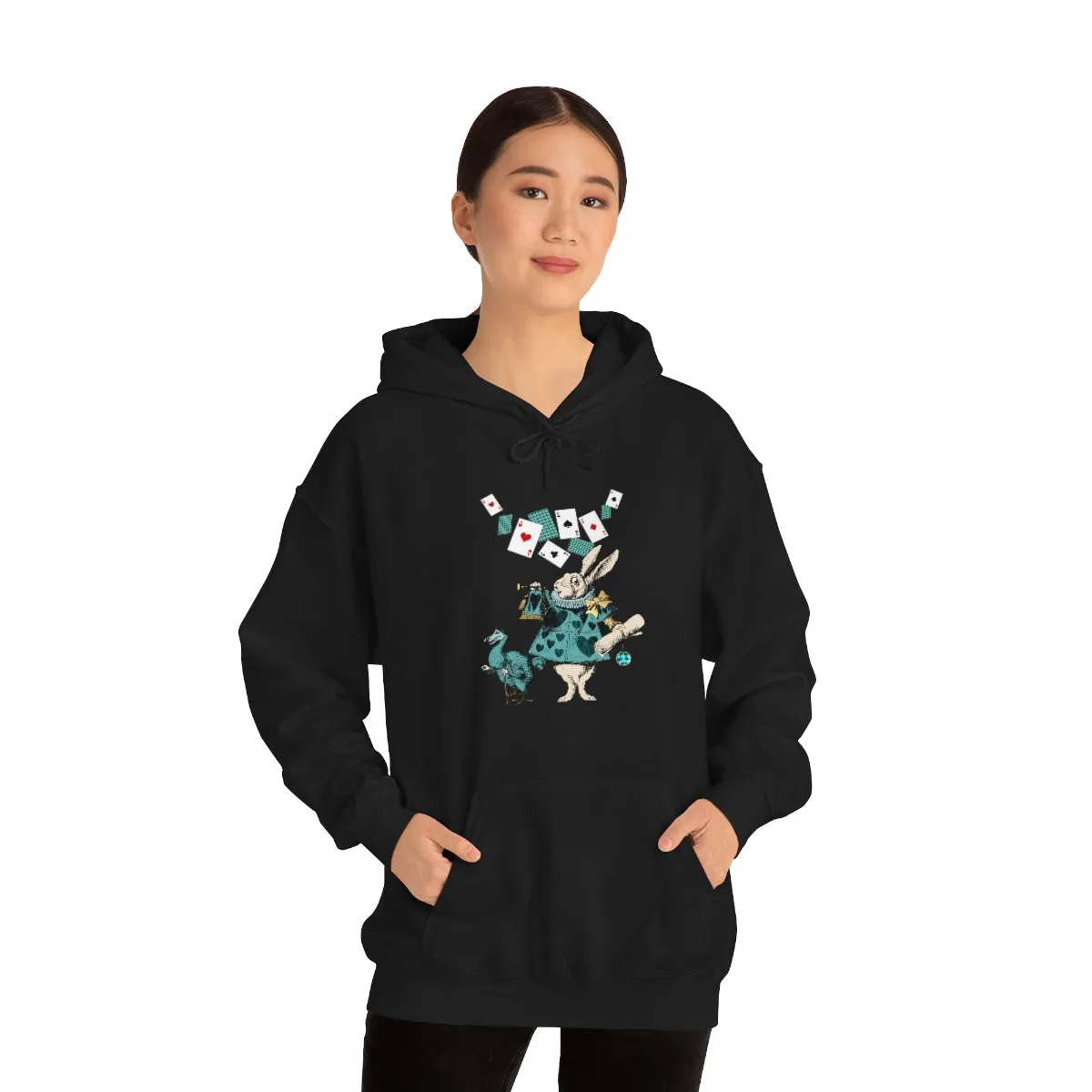 Pullover Hoodies-Alice in Wonderland Gifts 101 Teal Series, Gift Idea