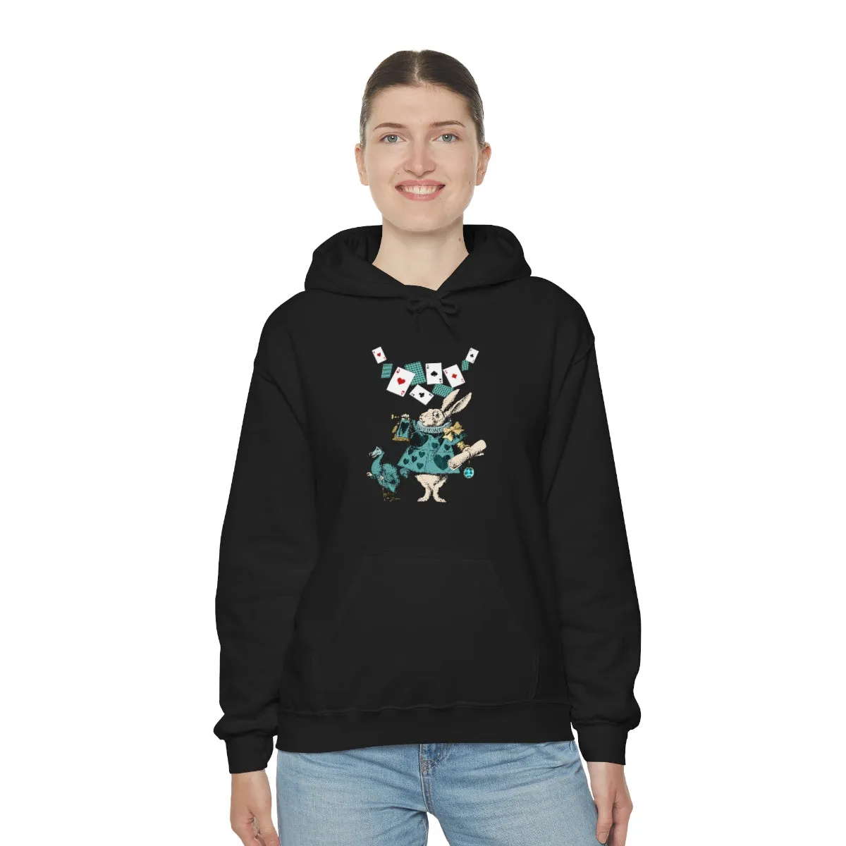Pullover Hoodies-Alice in Wonderland Gifts 101 Teal Series, Gift Idea