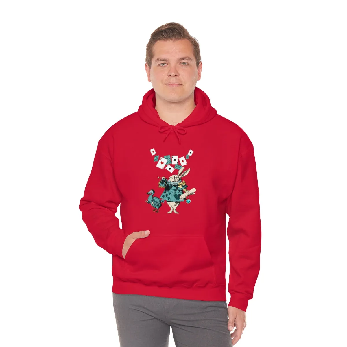 Pullover Hoodies-Alice in Wonderland Gifts 101 Teal Series, Gift Idea