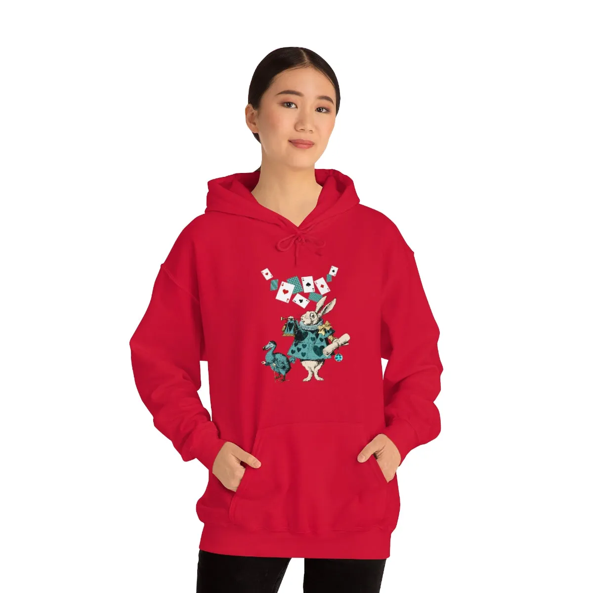 Pullover Hoodies-Alice in Wonderland Gifts 101 Teal Series, Gift Idea