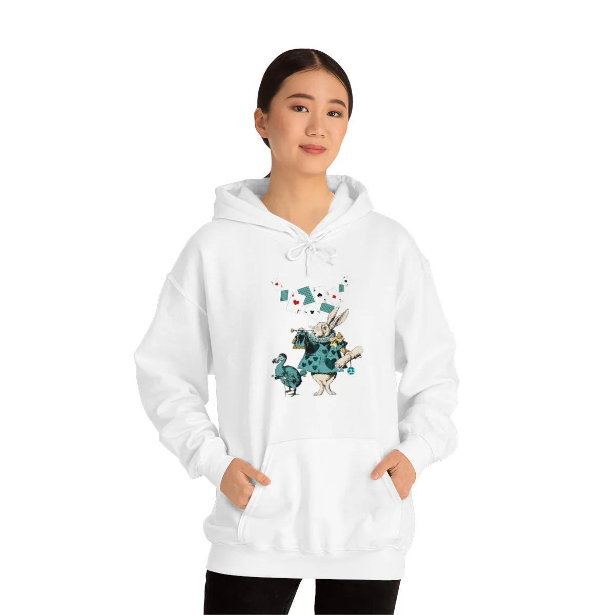 Pullover Hoodies-Alice in Wonderland Gifts 101 Teal Series, Gift Idea