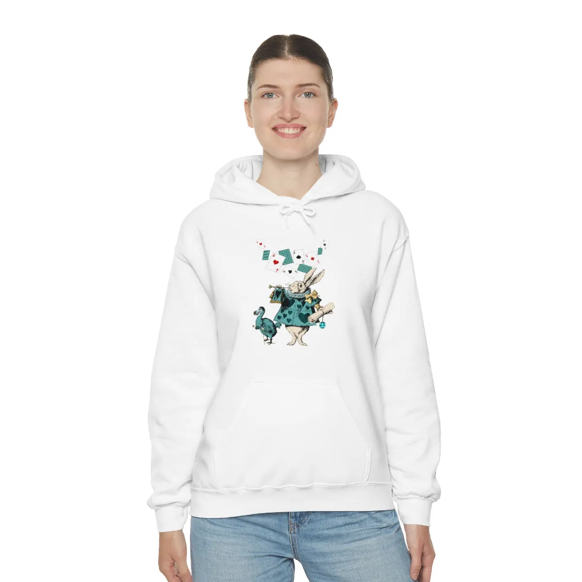 Pullover Hoodies-Alice in Wonderland Gifts 101 Teal Series, Gift Idea