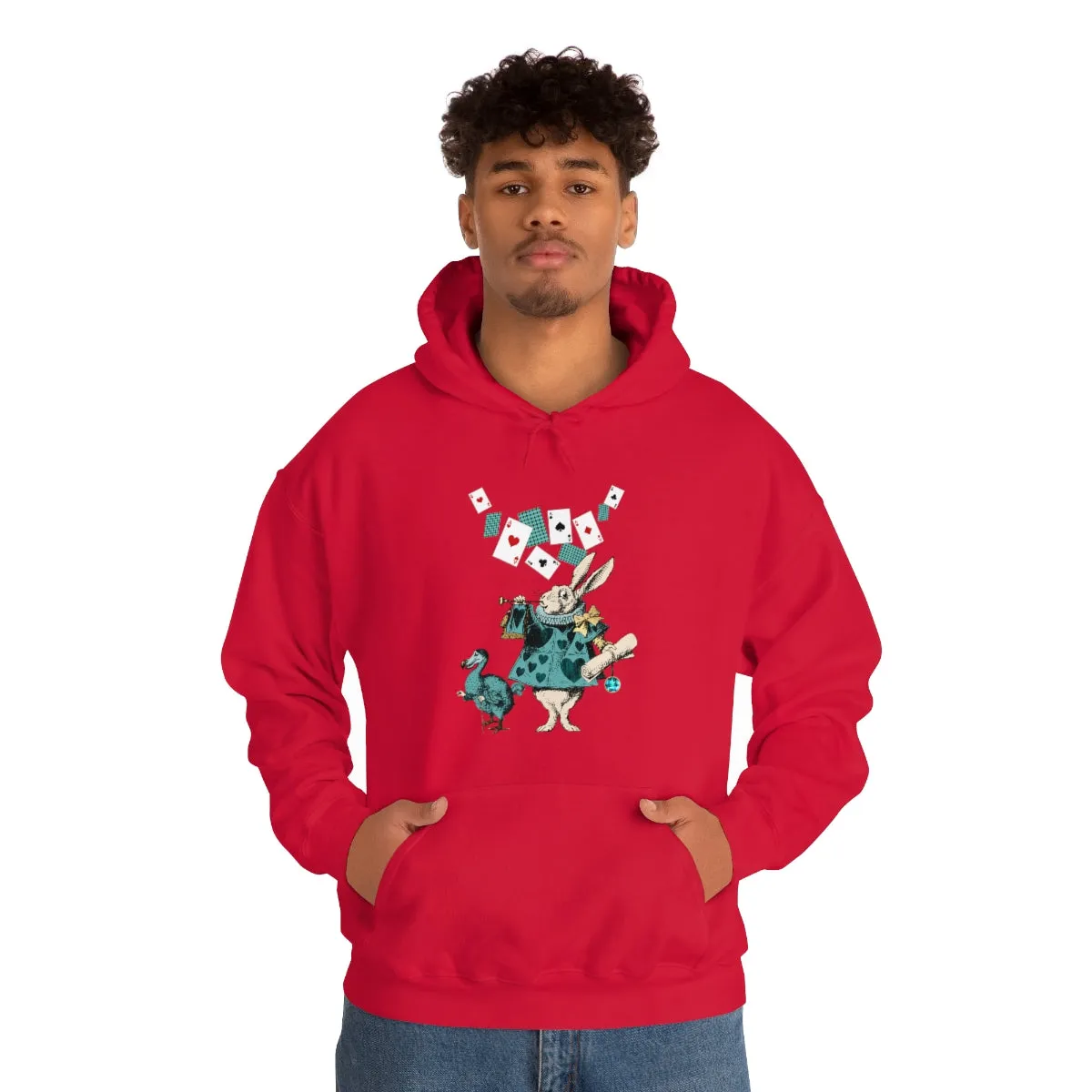 Pullover Hoodies-Alice in Wonderland Gifts 101 Teal Series, Gift Idea