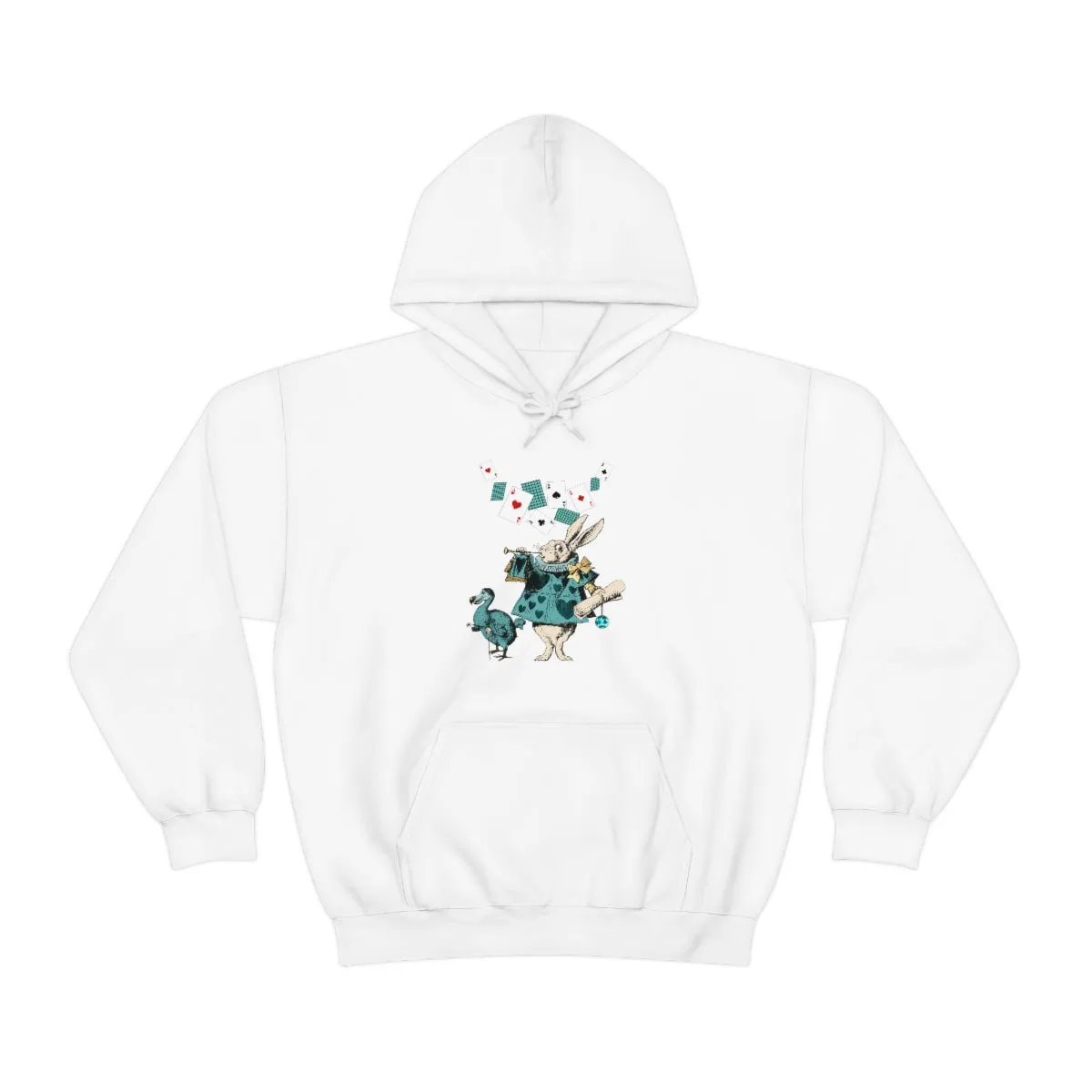 Pullover Hoodies-Alice in Wonderland Gifts 101 Teal Series, Gift Idea