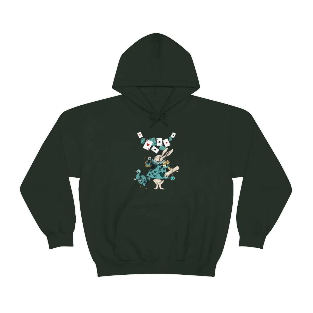 Pullover Hoodies-Alice in Wonderland Gifts 101 Teal Series, Gift Idea