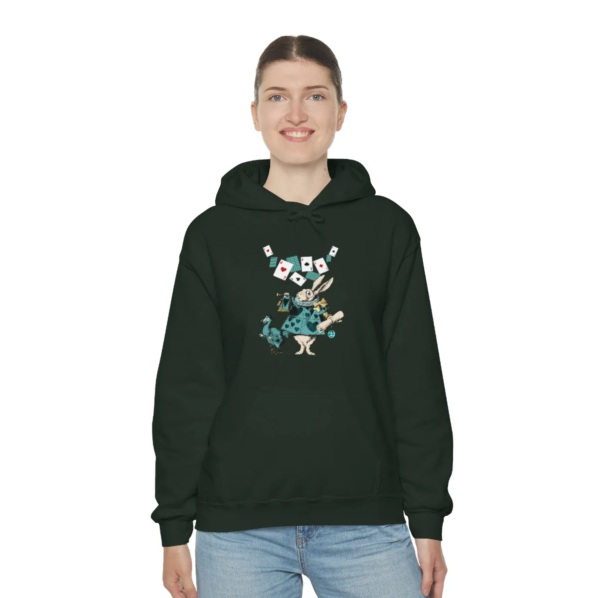 Pullover Hoodies-Alice in Wonderland Gifts 101 Teal Series, Gift Idea