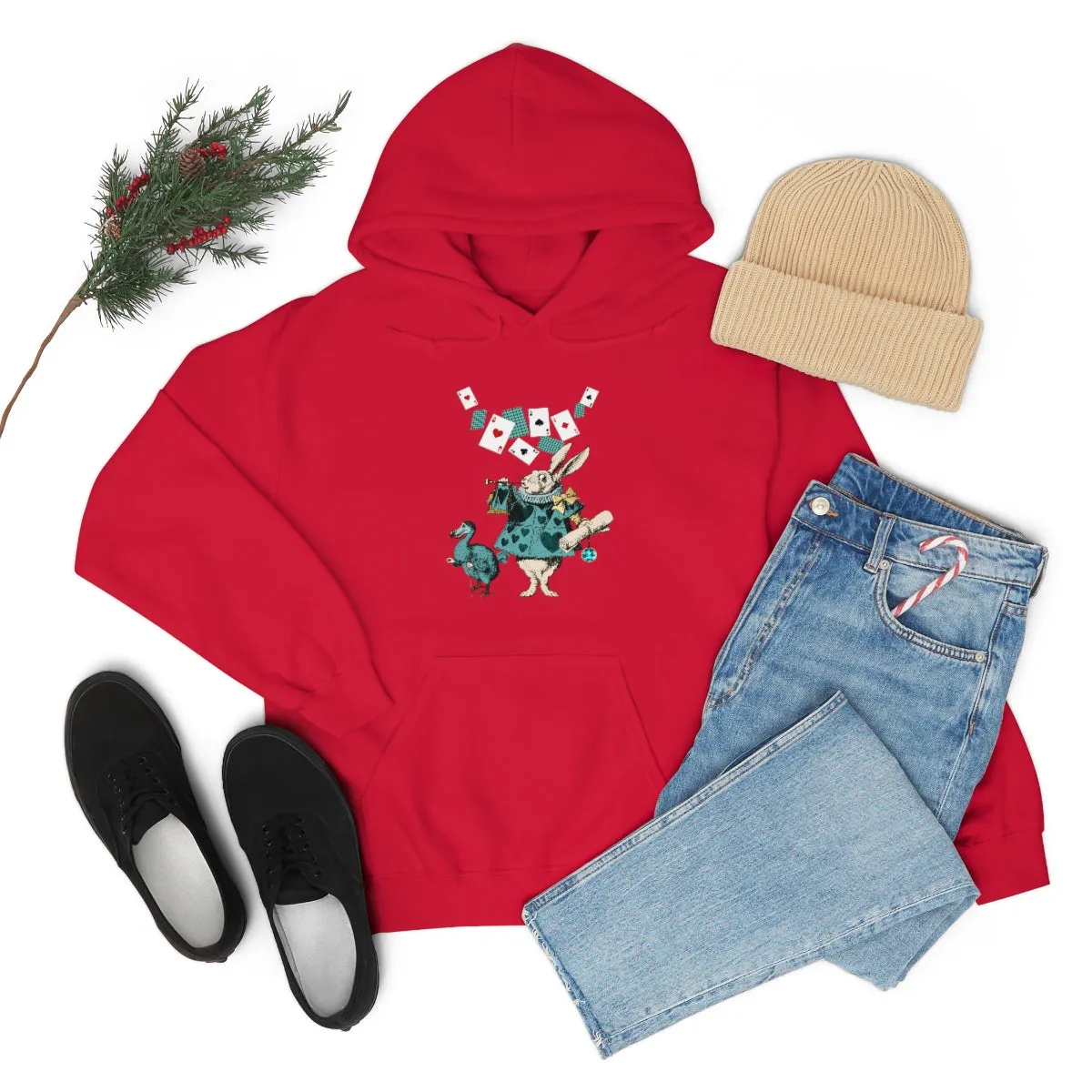 Pullover Hoodies-Alice in Wonderland Gifts 101 Teal Series, Gift Idea