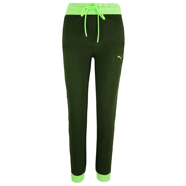 Puma x Rihanna Fenty Womens Lace Up Green Joggers