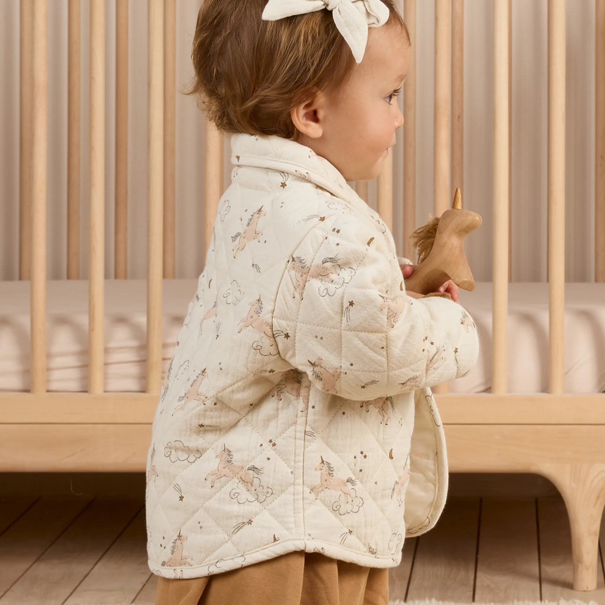 Quilted Jacket - Unicorns