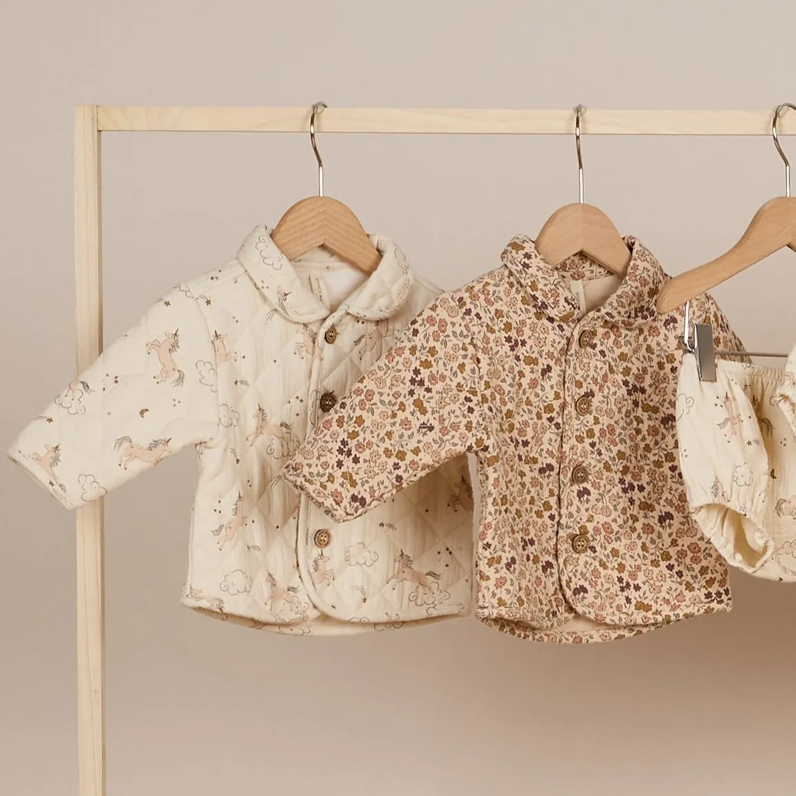 Quilted Jacket - Unicorns