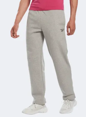 Reebok Identity Open Hem Men Training Pant Grey Heather