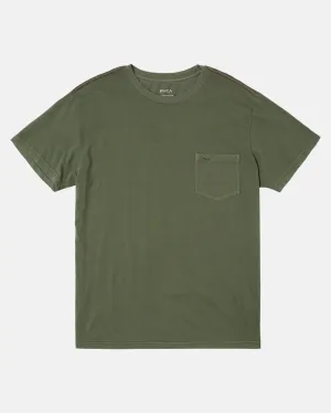 RVCA Pigment Pocket Tee - Olive
