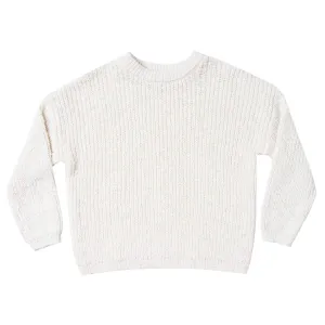 Rylee and Cru Ivory Boxy Sweater