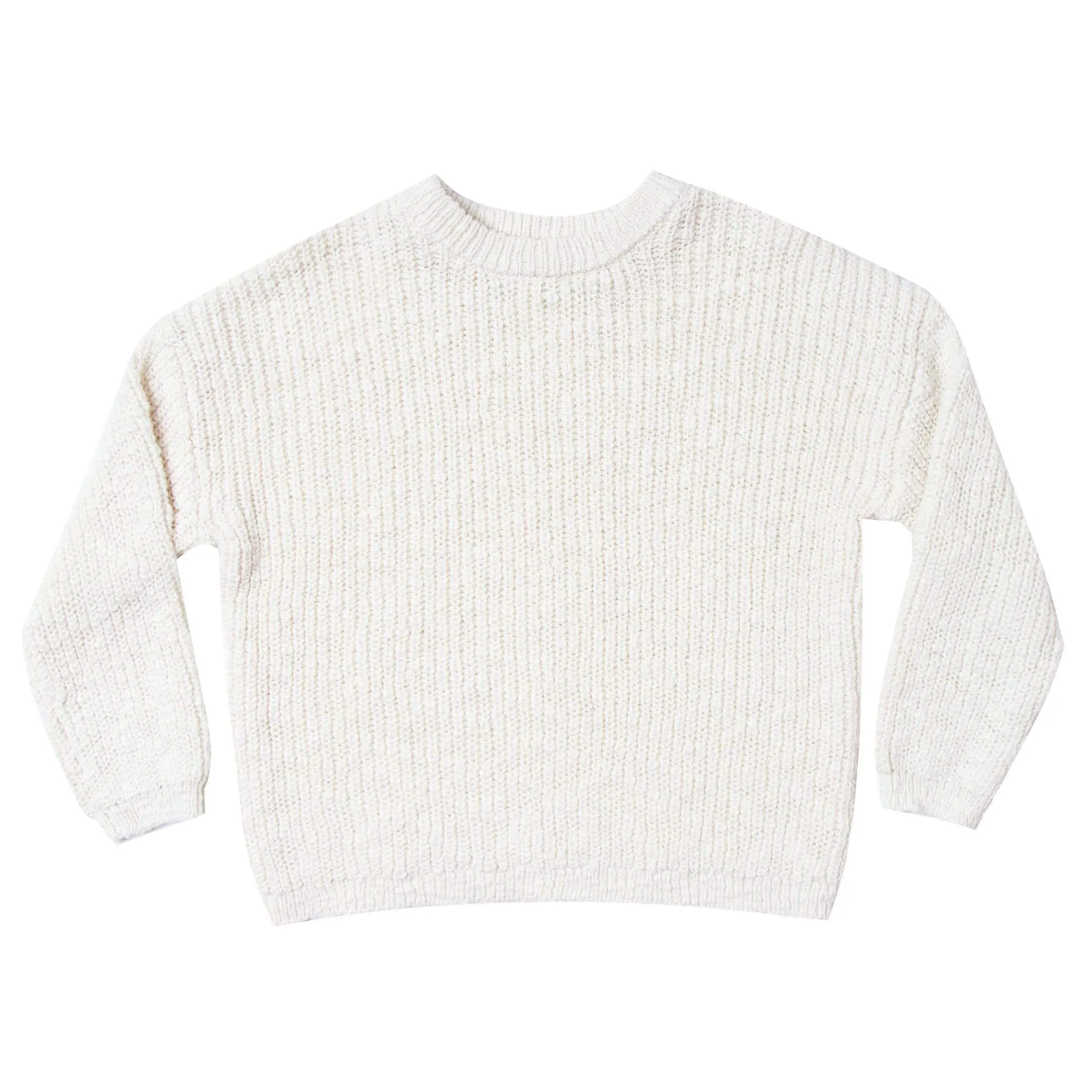 Rylee and Cru Ivory Boxy Sweater