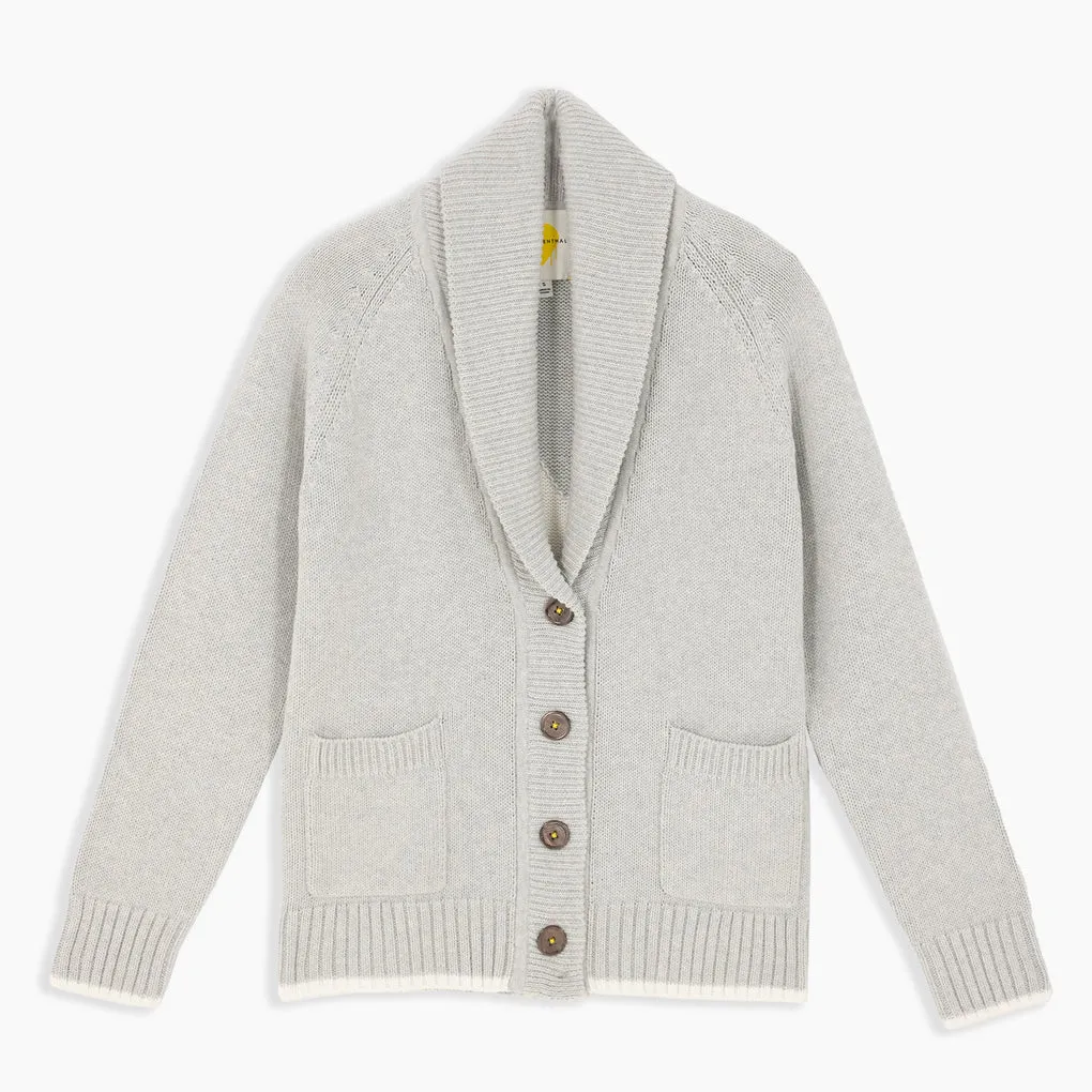 Shawl Collar Cardigan Drippy Heart