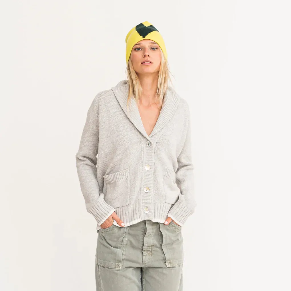 Shawl Collar Cardigan Drippy Heart