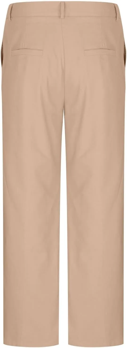 Sinzelimin Men's Suit Pants Fashion Solid Color Dressy Business Casual Office Work Trouser Straight Wide Leg Sweatpant