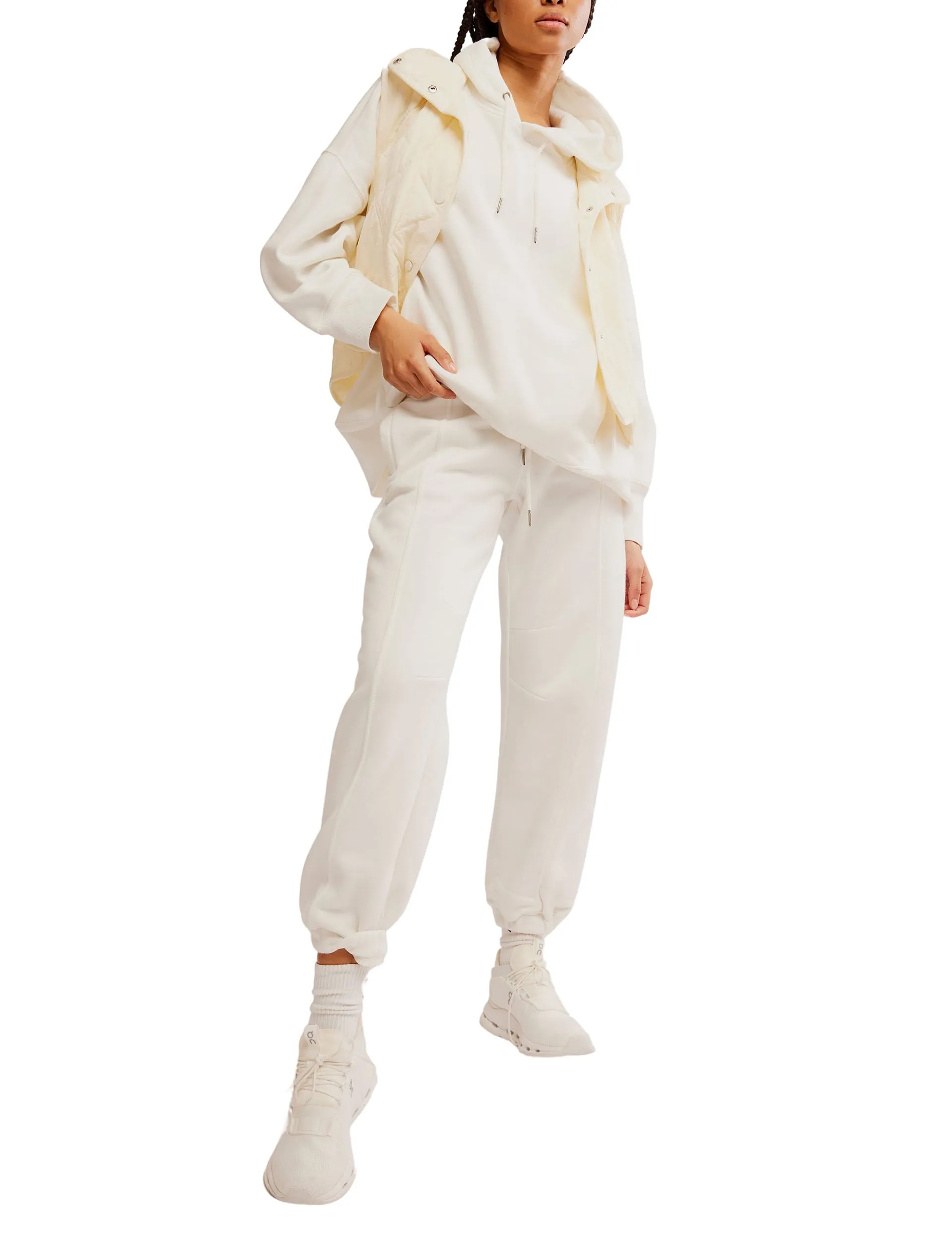 Sprint To The Finish Pants - Ivory