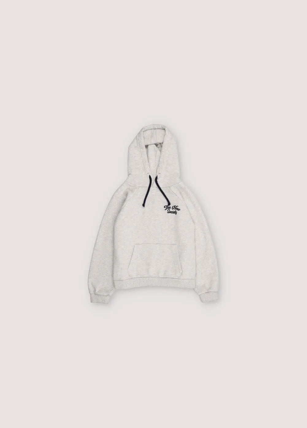 The New Society Grey Melange Pylos Hoodie