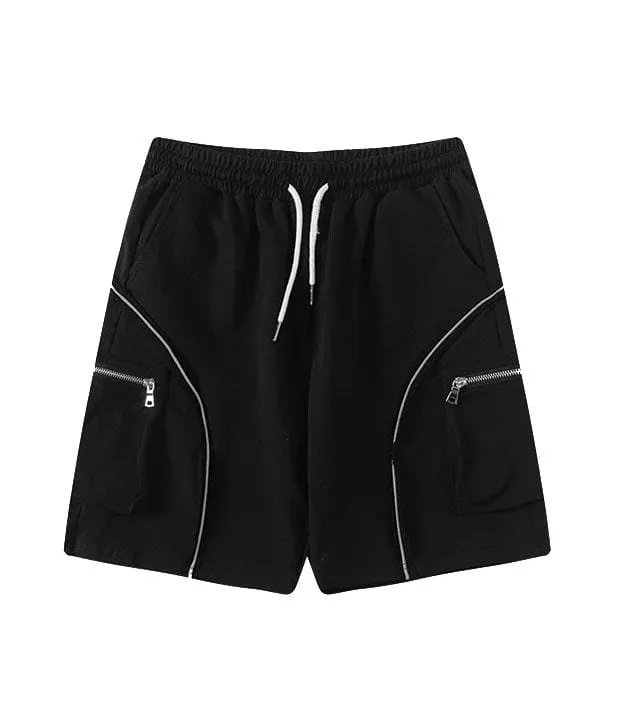Tristan Drawstring Bermudas (Black)