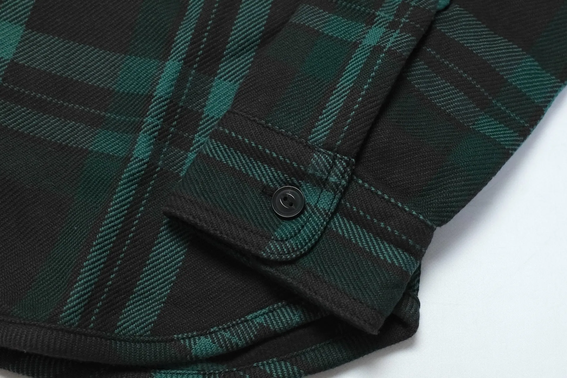 UES 15.5oz Ultra-Heavyweight Flannel Utility Workshirt (Forest Green)