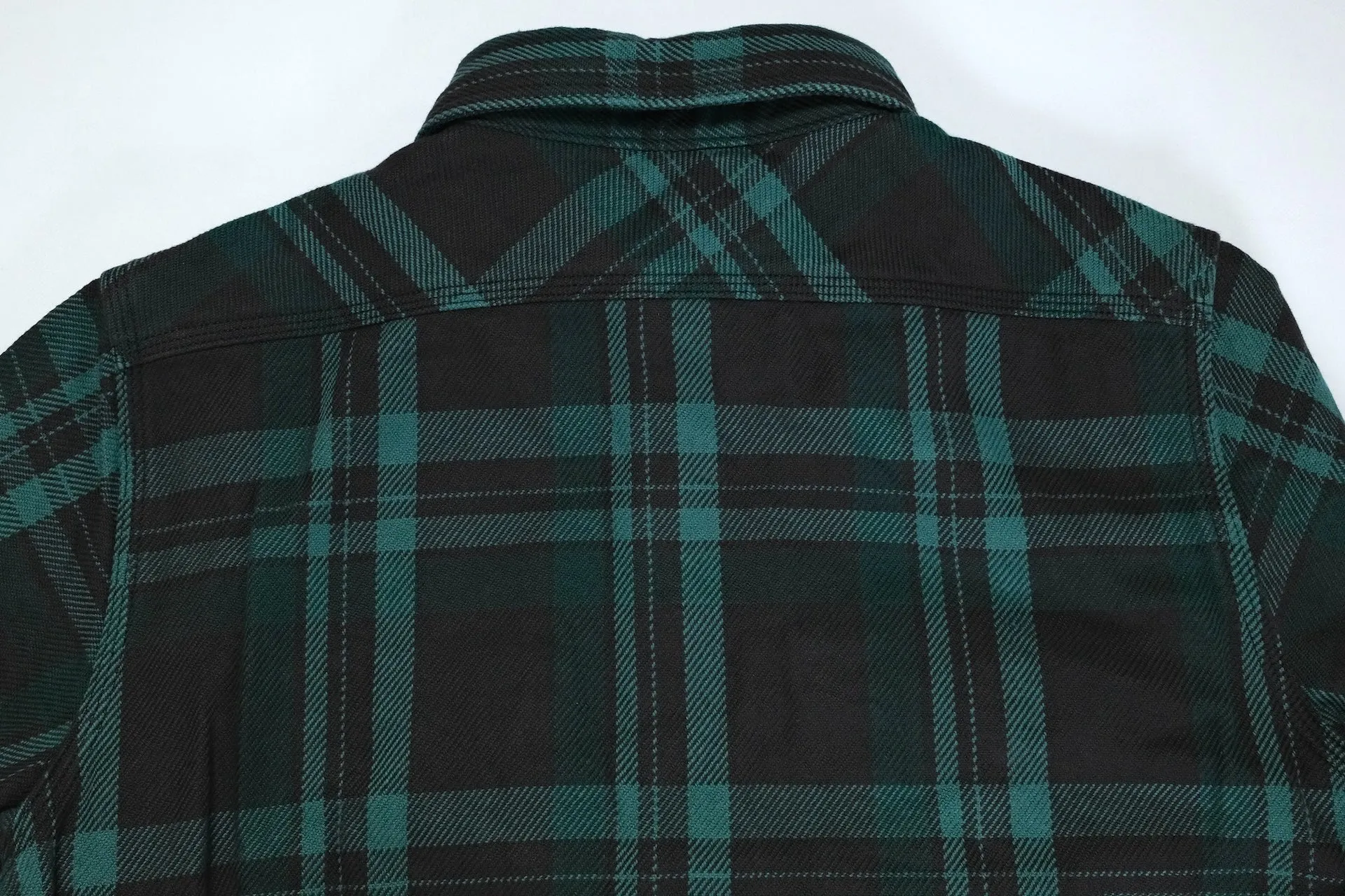 UES 15.5oz Ultra-Heavyweight Flannel Utility Workshirt (Forest Green)