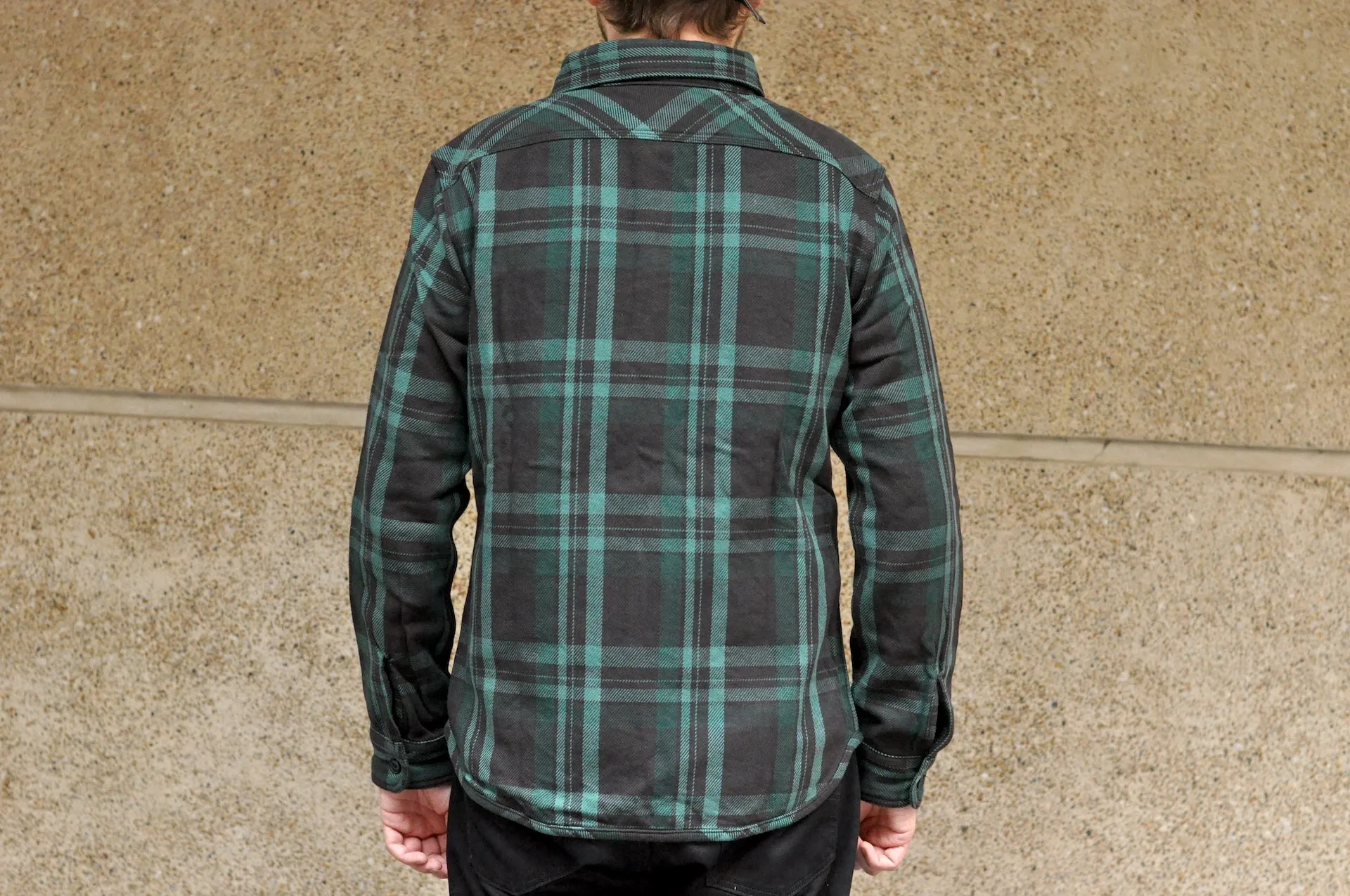 UES 15.5oz Ultra-Heavyweight Flannel Utility Workshirt (Forest Green)