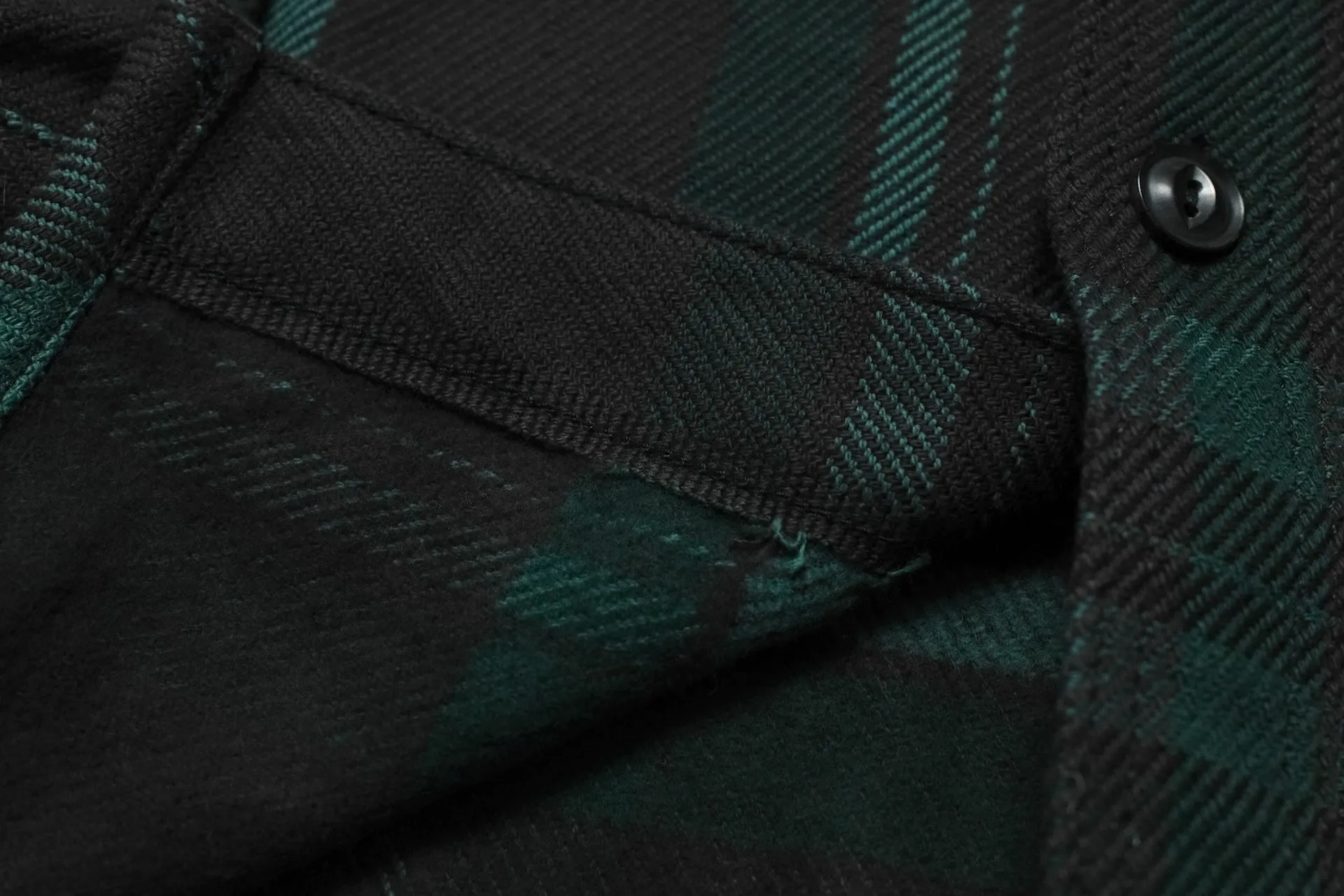 UES 15.5oz Ultra-Heavyweight Flannel Utility Workshirt (Forest Green)