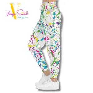 Vintage-Sealed PAINT SPLASH Apparel Joggers| Brand New Women's Fashion